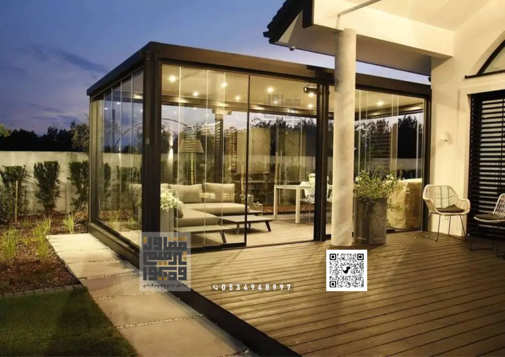 تركيب غرف زجاجية في الرياض 0534948997 تصميم غرف زجاج حسب الطلب في الرياض 2 افضل غرف زجاجية خارجية بغرب الرياض