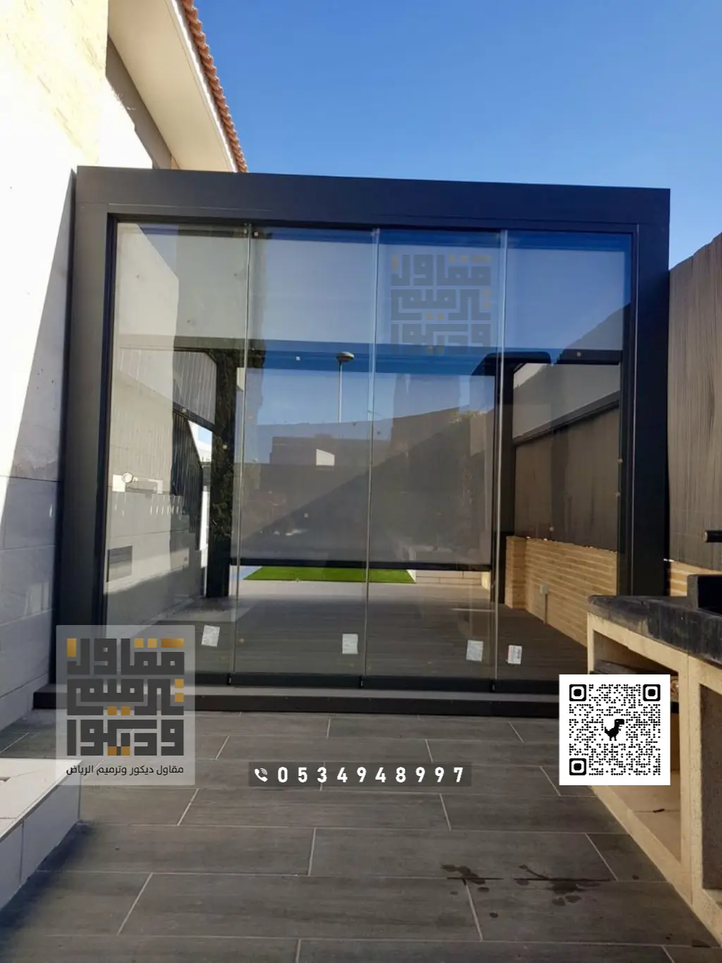تركيب غرف زجاجية في الرياض 0534948997 تصميم غرف زجاج حسب الطلب في الرياض 38 محل تصميم غرفة زجاجية في حي القادسية الرياض