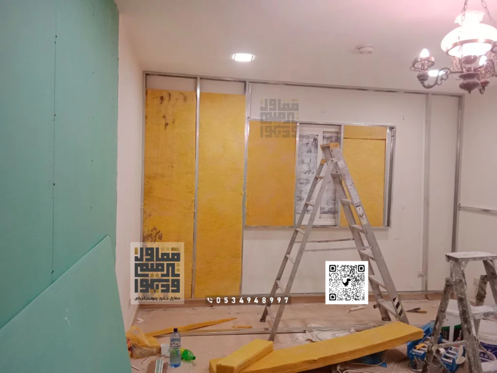 عازل صوت للجدران بالرياض 0534948997 عازل صوت للباب في الرياض 2 معلم عازل صوت للجدران في الرياض حي اليرموك