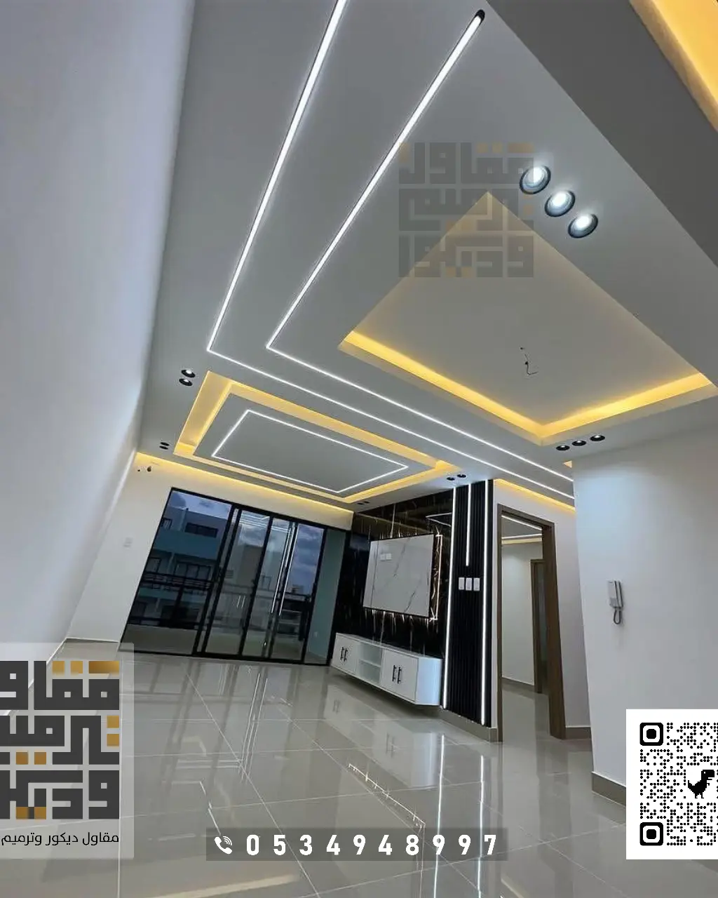 ديكورات أسقف جبس بورد بالرياض 0534948997 معلم ديكور جبس بورد في الرياض 3 جبس ديكور سقف فيلا في الرياض