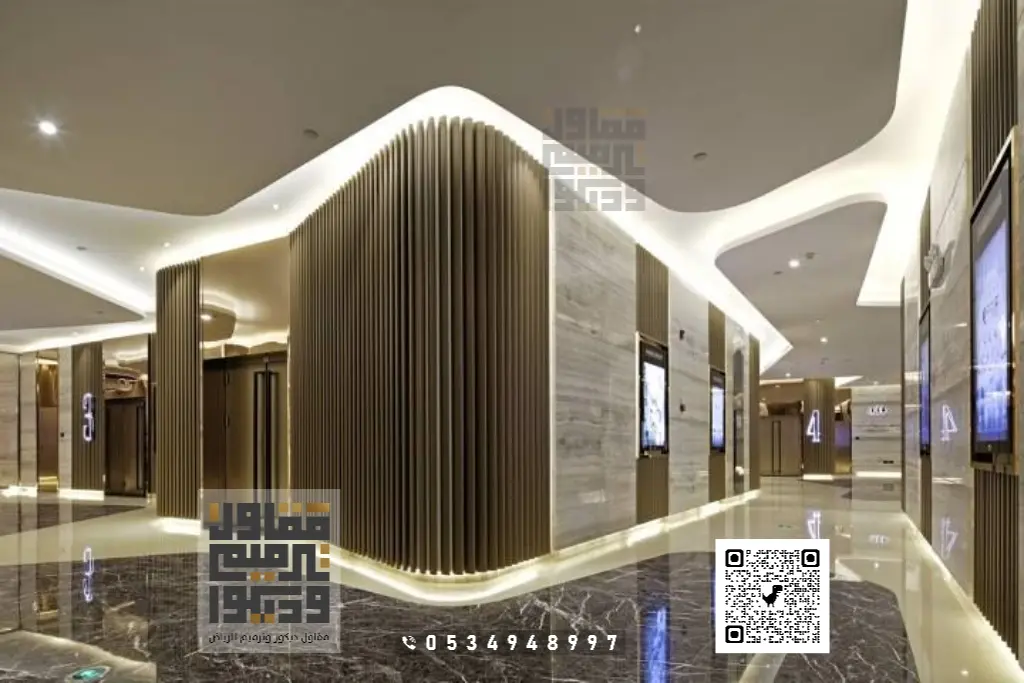 معلم ديكورات بديل خشب في الرياض 0534948997 أحدث أشكال بديل الخشب بالرياض 3 ديكور جدران بديل خشب مودرن في الرياض