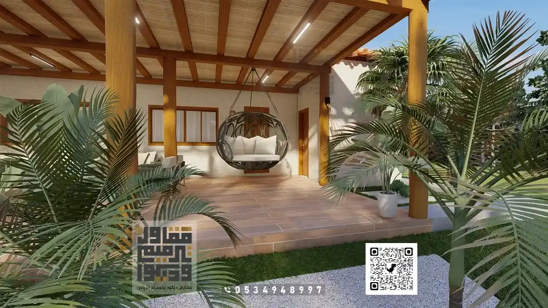 انواع البرجولات في حي الازدهار في الرياض