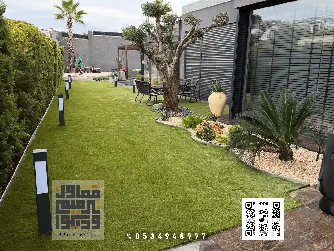 تركيب الحدائق المنزلية في حي الصحافة في الرياض
