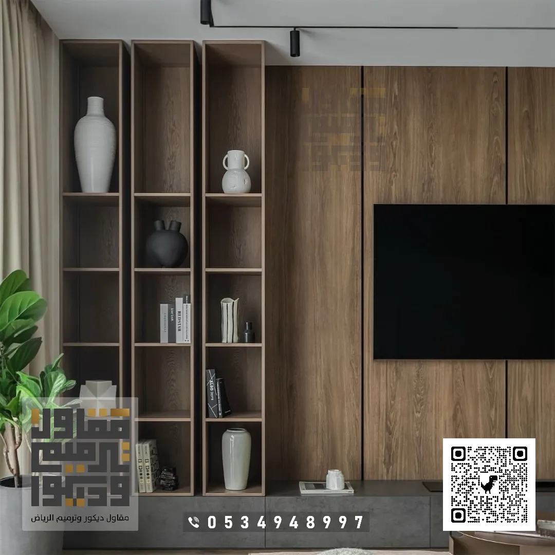 تركيب ديكور شاشات التلفزيون بالرياض 2026 ديكورات تلفزيون مودرن بالرياض 20 تصميم ديكور تلفزيون حائط بحي النرجس بالرياض