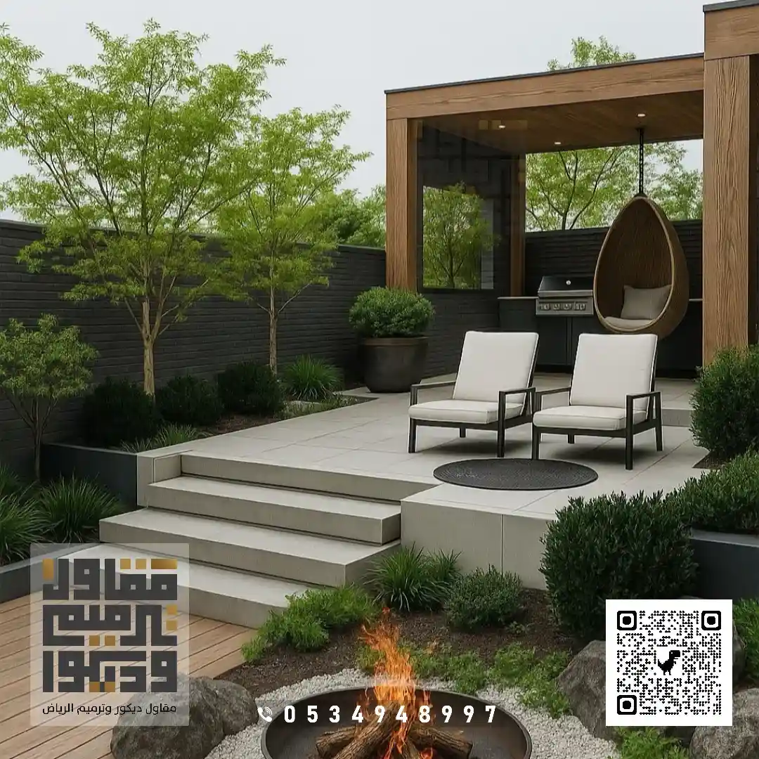 جلسات حدائق فلل بالرياض بحي بيبان