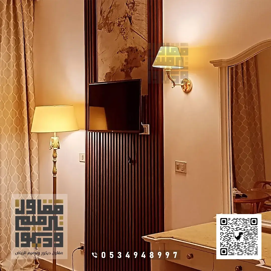 معلم ديكورات بديل خشب في الرياض 2026 أحدث أشكال بديل الخشب بالرياض 49 حي الواحةPVC بديل الخشب بالرياض