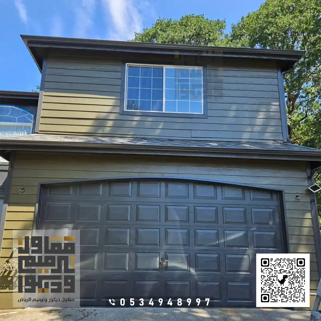 دهان واجهات خارجية في حي السلام بالرياض