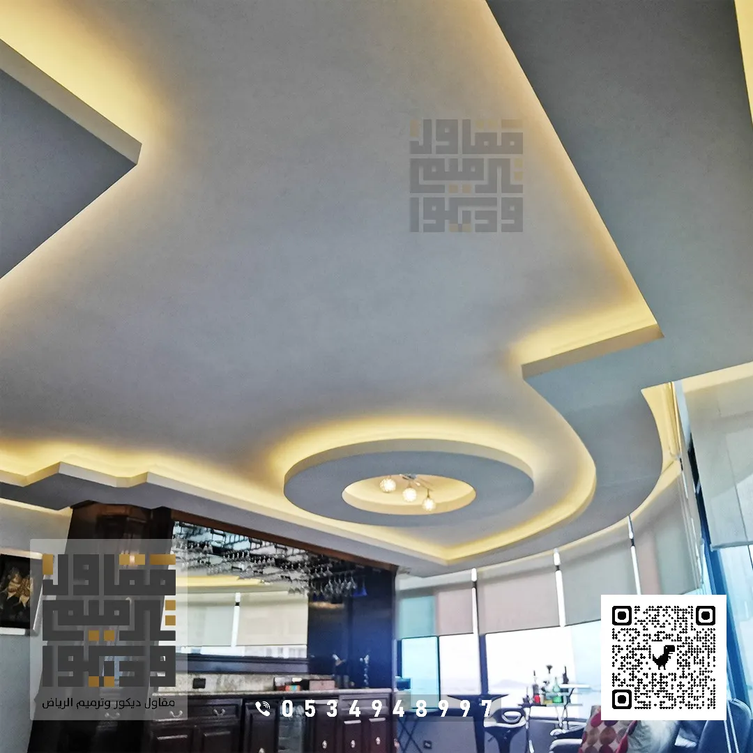 ديكورات أسقف جبس بورد بالرياض 2026 معلم ديكور جبس بورد في الرياض 57 ديكورات اسقف جبس في الرياض حي الملقا