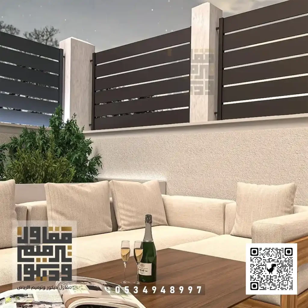 ساتر حوش منازل بحي الغدير بالرياض