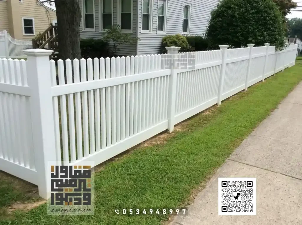 سواتر خشبية في الرياض في حي النرجس