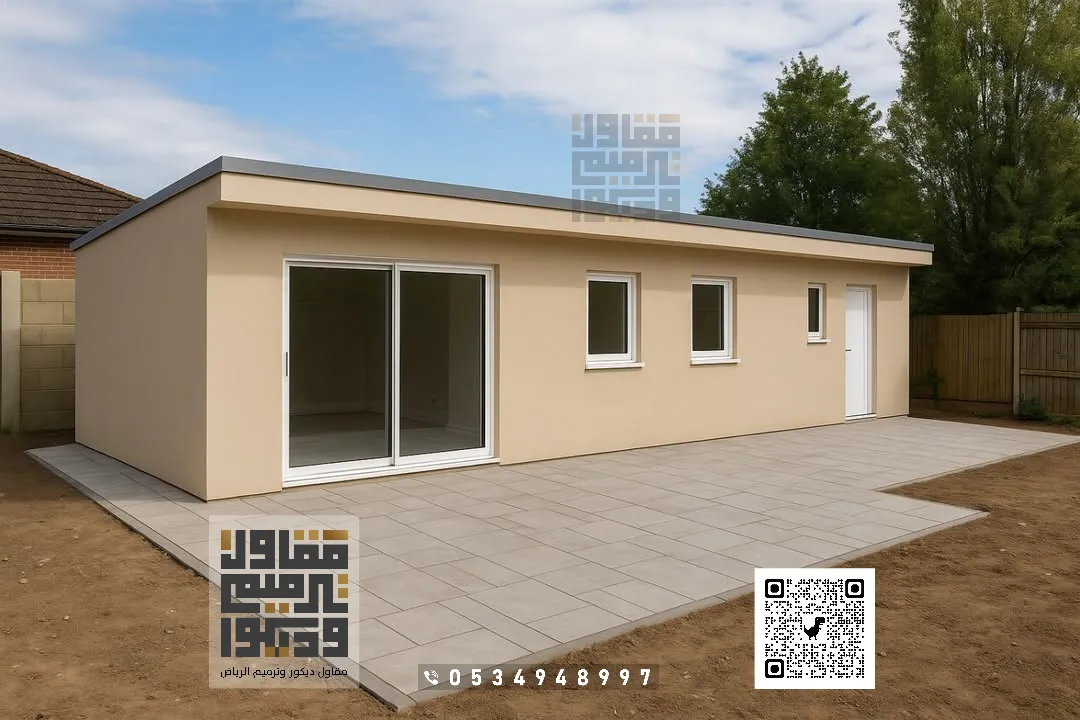 بناء الملاحق الخارجية في الرياض 2026 مقاول بناء ملاحق ومجالس خارجية في الرياض 32 معلم تركيب ملاحق خارجية بحي حطين بالرياض