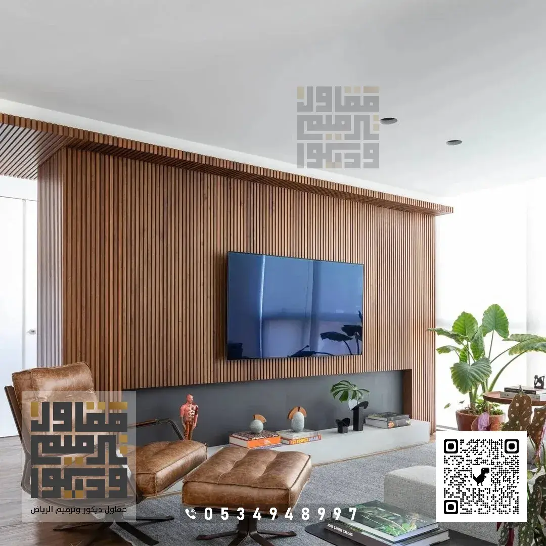 معلم ديكورات بديل خشب في الرياض 2026 أحدث أشكال بديل الخشب بالرياض 7 واجهات بديل الخشب حي الصحافة بالرياض