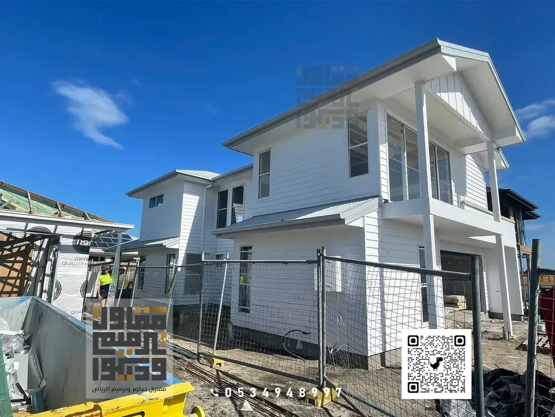 واجهات فلل في حي الصحافة في الرياض